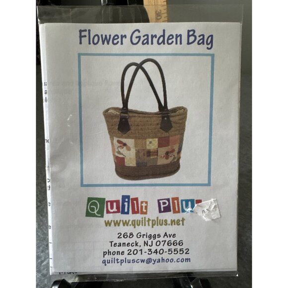 Flower Garden Bag Quilt Pattern By Quilt Plus - Picture 4 of 5